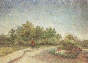 Vincent Van Gogh Lane in Voyer d'Argenson Park at Asnieres (nn04) oil painting